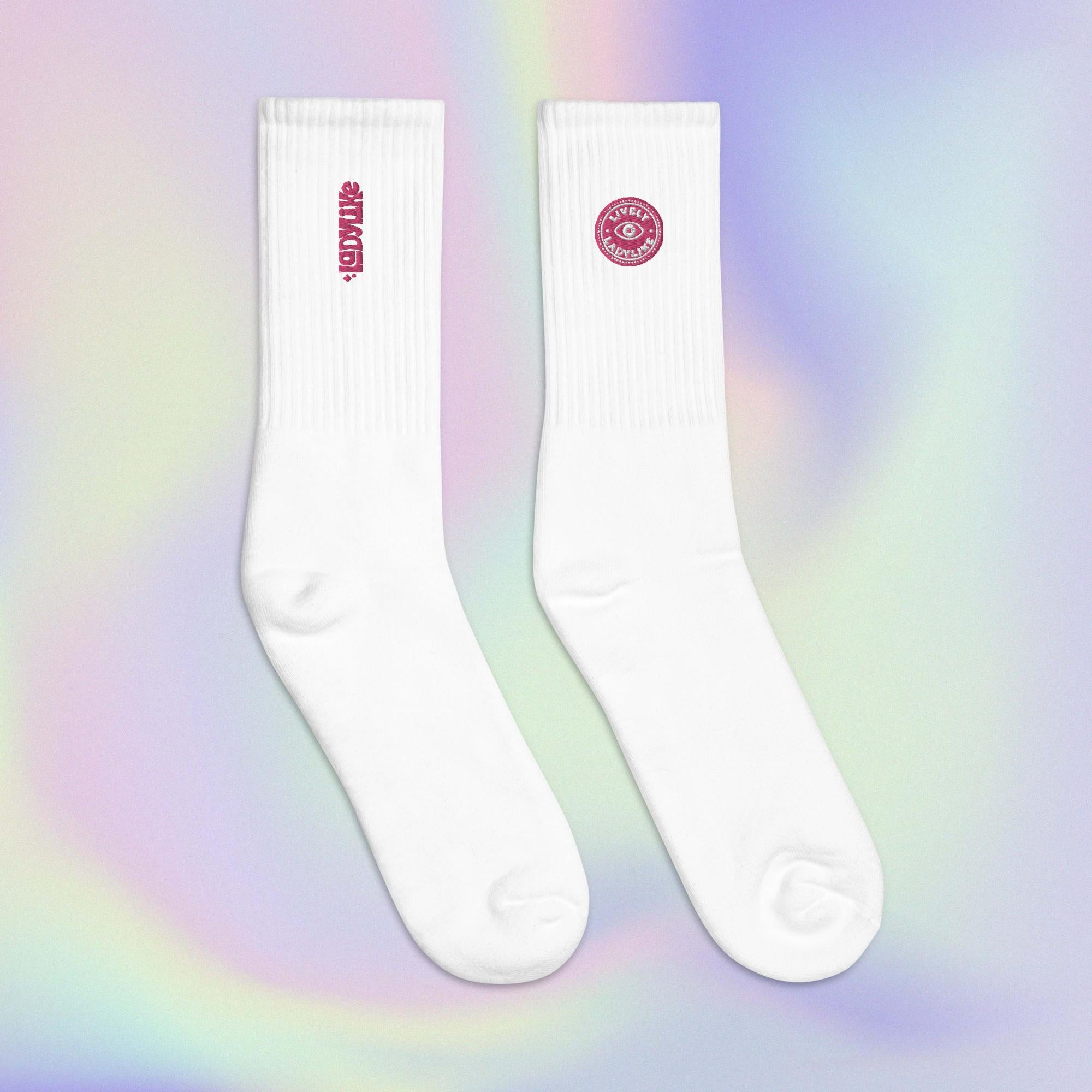 Embroidered socks